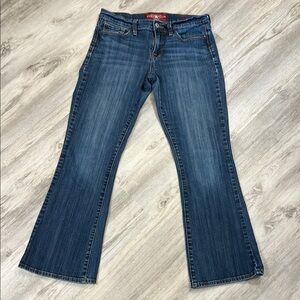 Lucky Brand Women's / Sofia Boot Ankle / Low Rise Denim Bootcut Jeans / Size 8